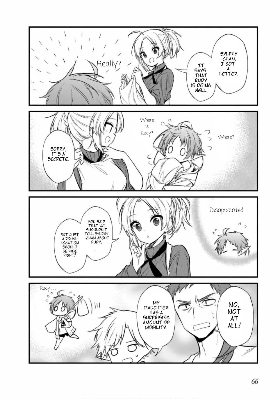 MUSHOKU TENSEI: EVEN IF IT'S A 4-KOMA, I'LL GET SERIOUS chapter-11 Page 10