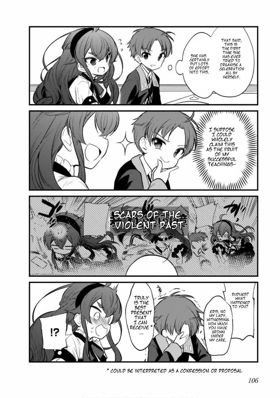 MUSHOKU TENSEI: EVEN IF IT'S A 4-KOMA, I'LL GET SERIOUS chapter-13 Page 14