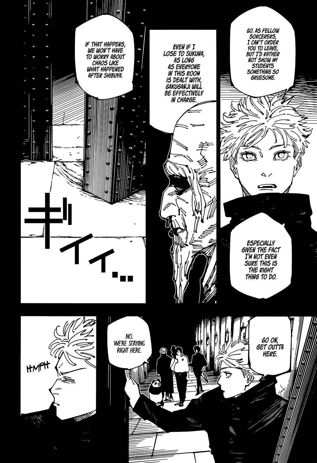 Jujutsu Kaisen Chapter 261: The Decisive Battle In The Uninhabited, Demon-Infested Shinjuku ㉞ page 11 - kaisenjujutsu.com