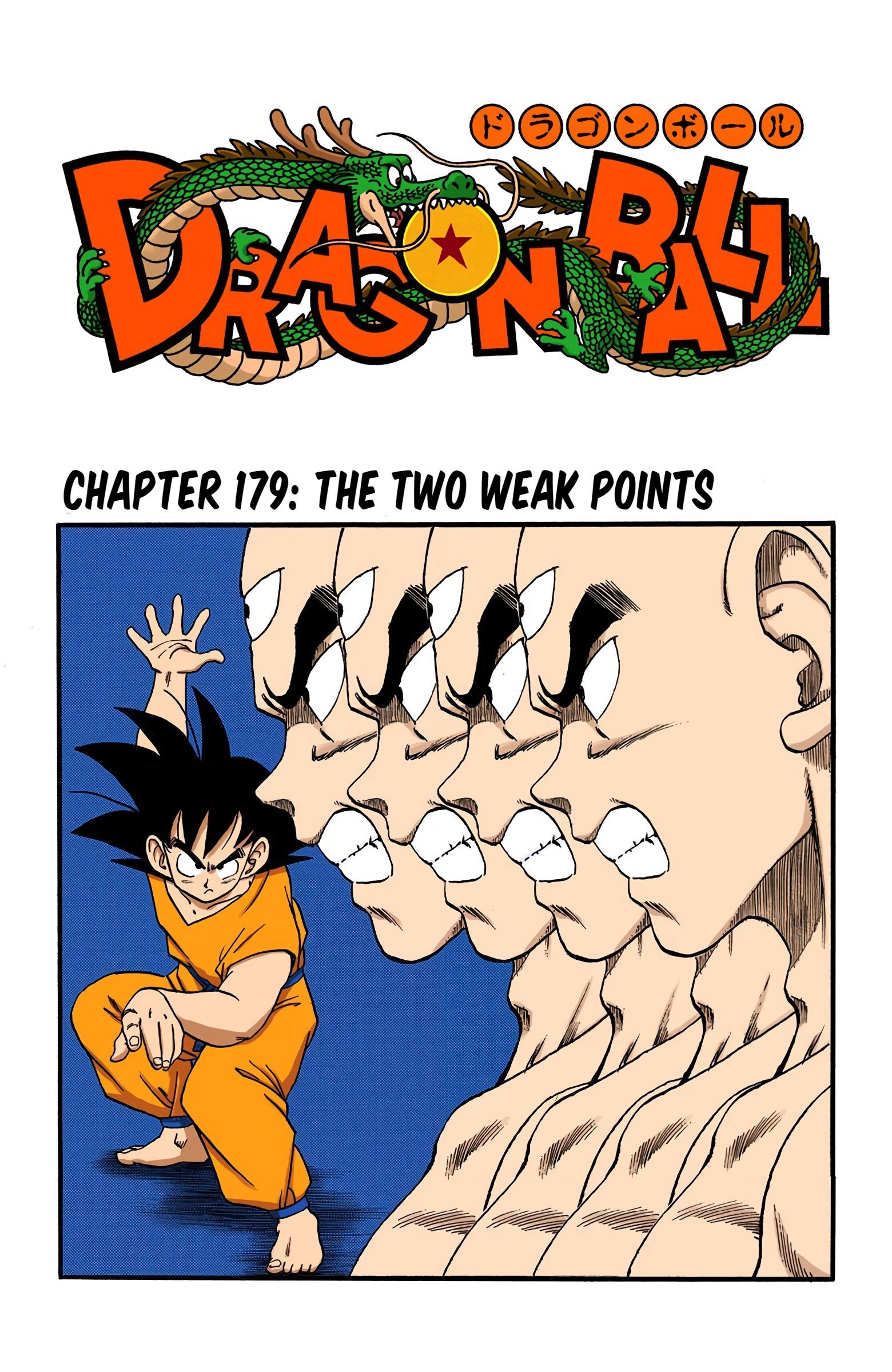 Dragon Ball - Full Color Edition Vol.15 Chapter 179: The Two Weak Points page 1 - Mangakakalot