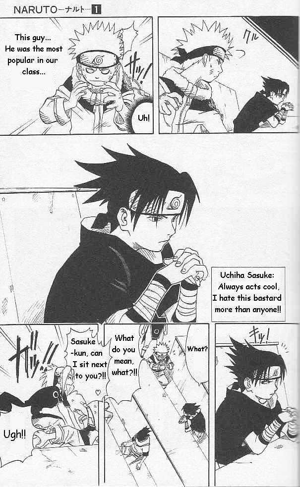 Vol.1 Chapter 3 – Sasuke Uchiha!! | 6 page