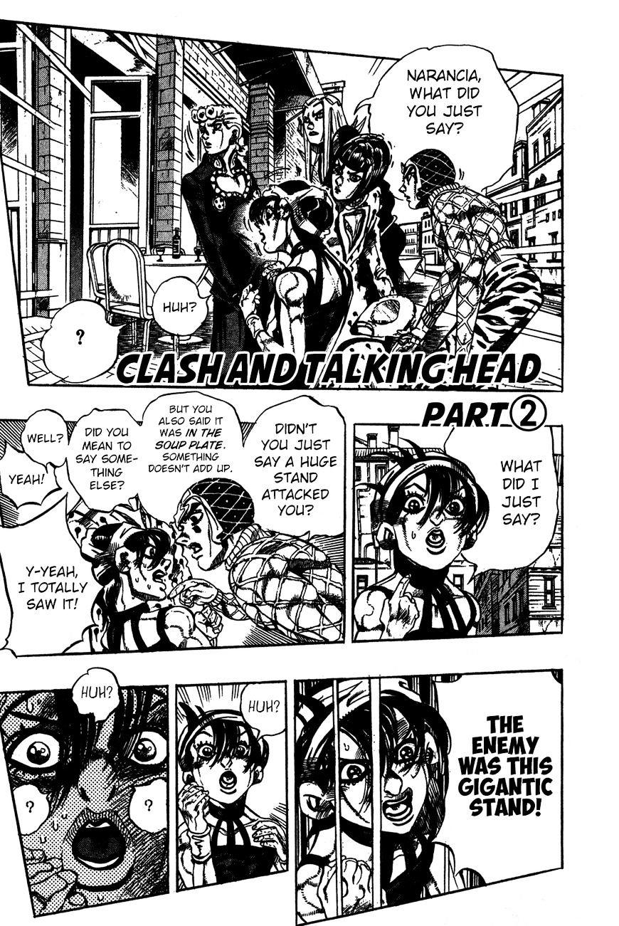 Jojo's Bizarre Adventure Vol.56 Chapter 526 : Clash And Taking Head - Part 2 page 2 - 