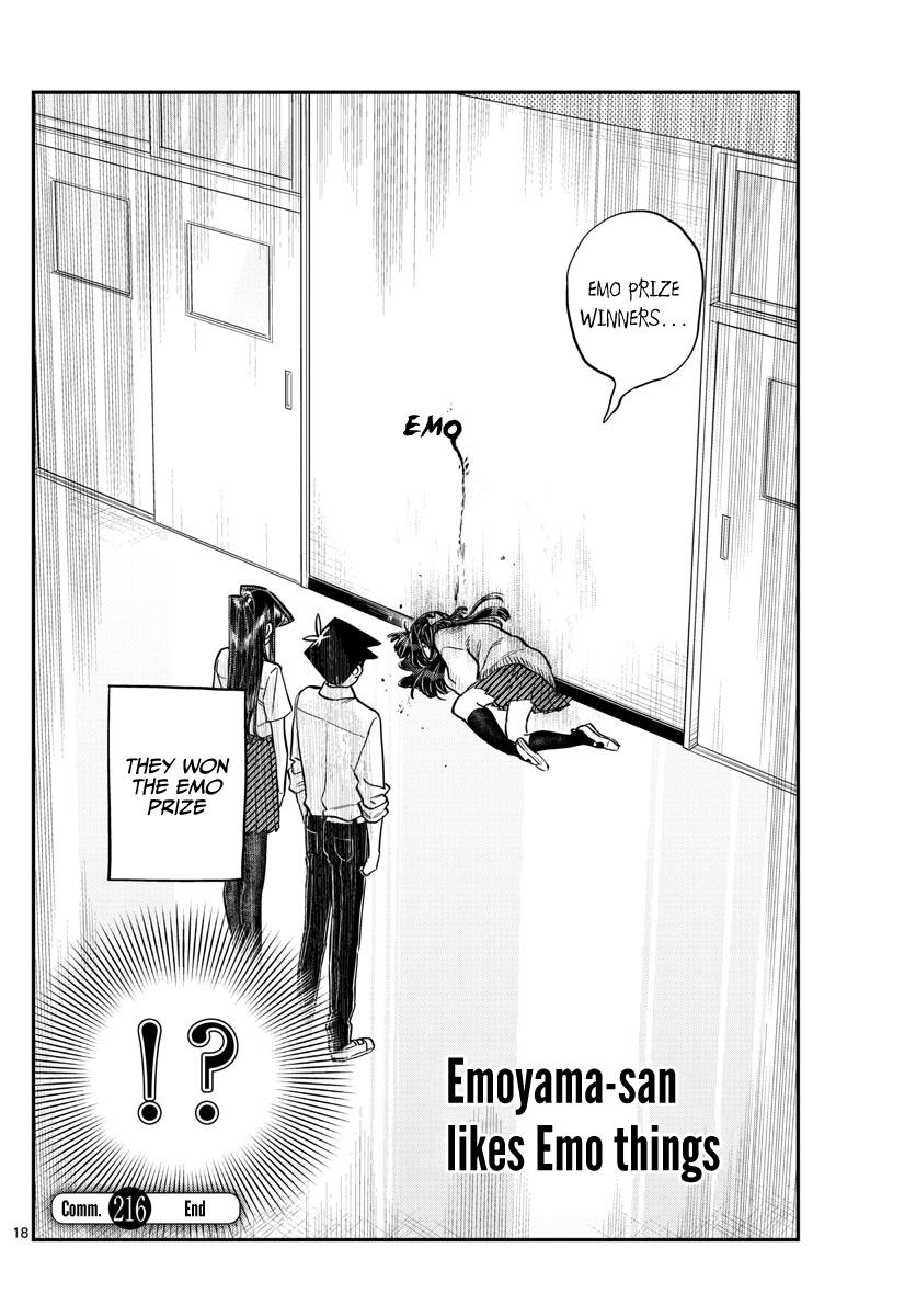 Komi-San Wa Komyushou Desu Chapter 216: Emotional page 18 - Mangakakalot