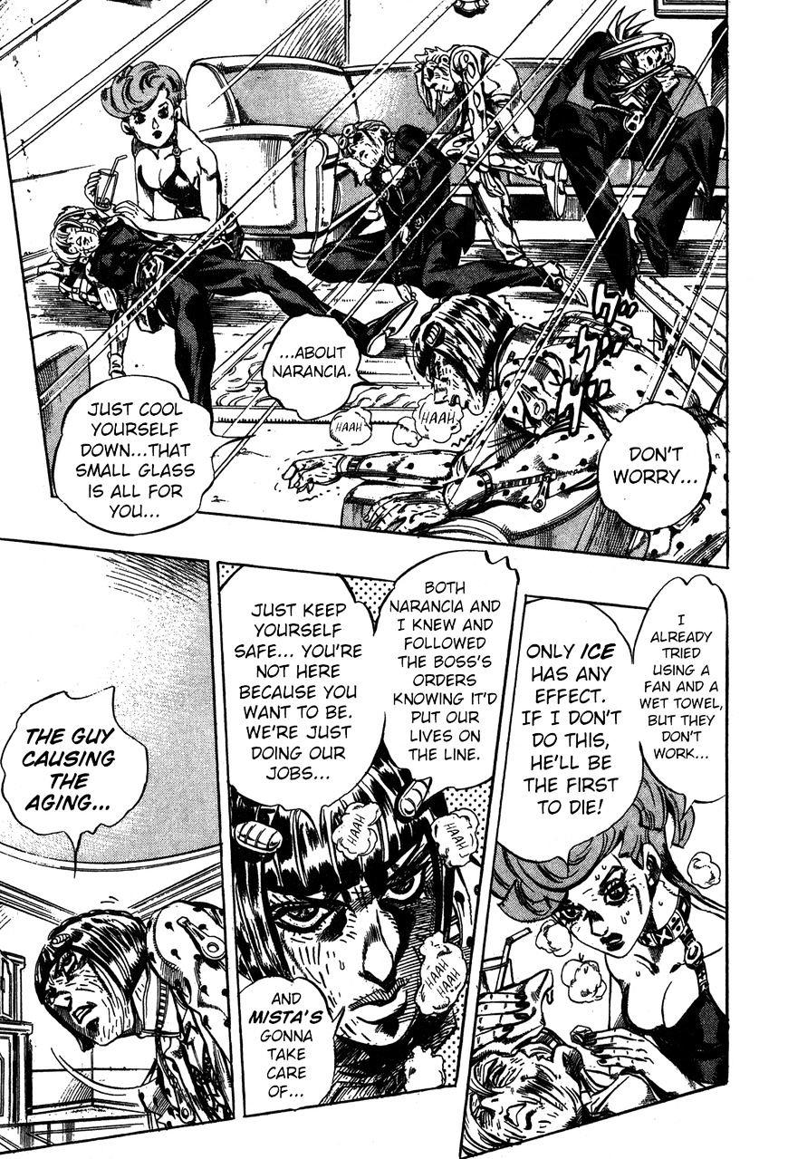 Jojo's Bizarre Adventure Vol.53 Chapter 492 : The Grateful Dead - Part 5 page 4 - 