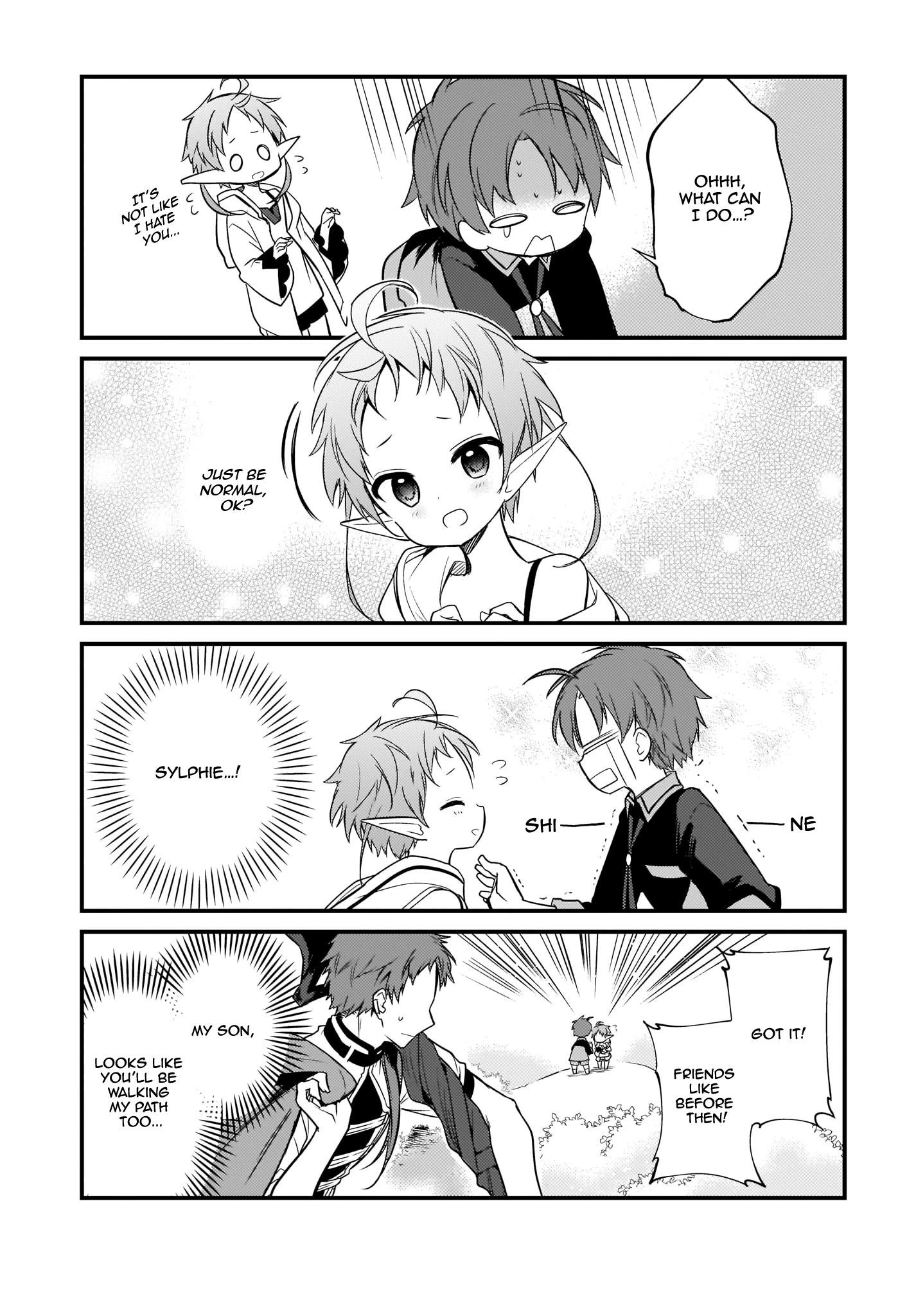 MUSHOKU TENSEI: EVEN IF IT'S A 4-KOMA, I'LL GET SERIOUS chapter-4 Page 7