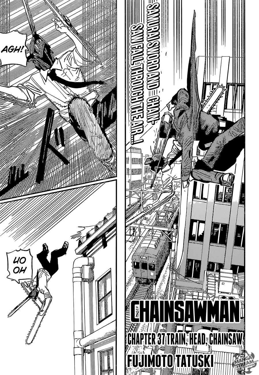 Chainsaw Man Chapter 37: Train, Head, Chainsaw page 1 - Mangakakalot
