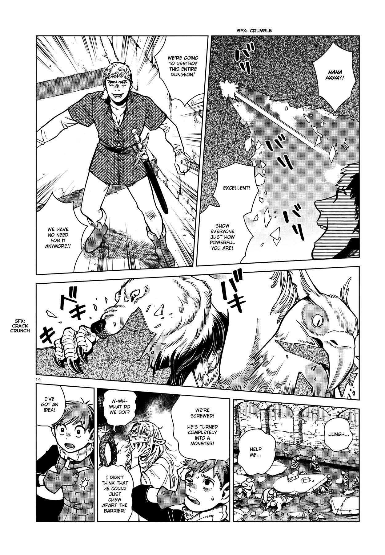 Dungeon Meshi Chapter 90: Winged Lion V page 13 - Mangakakalot