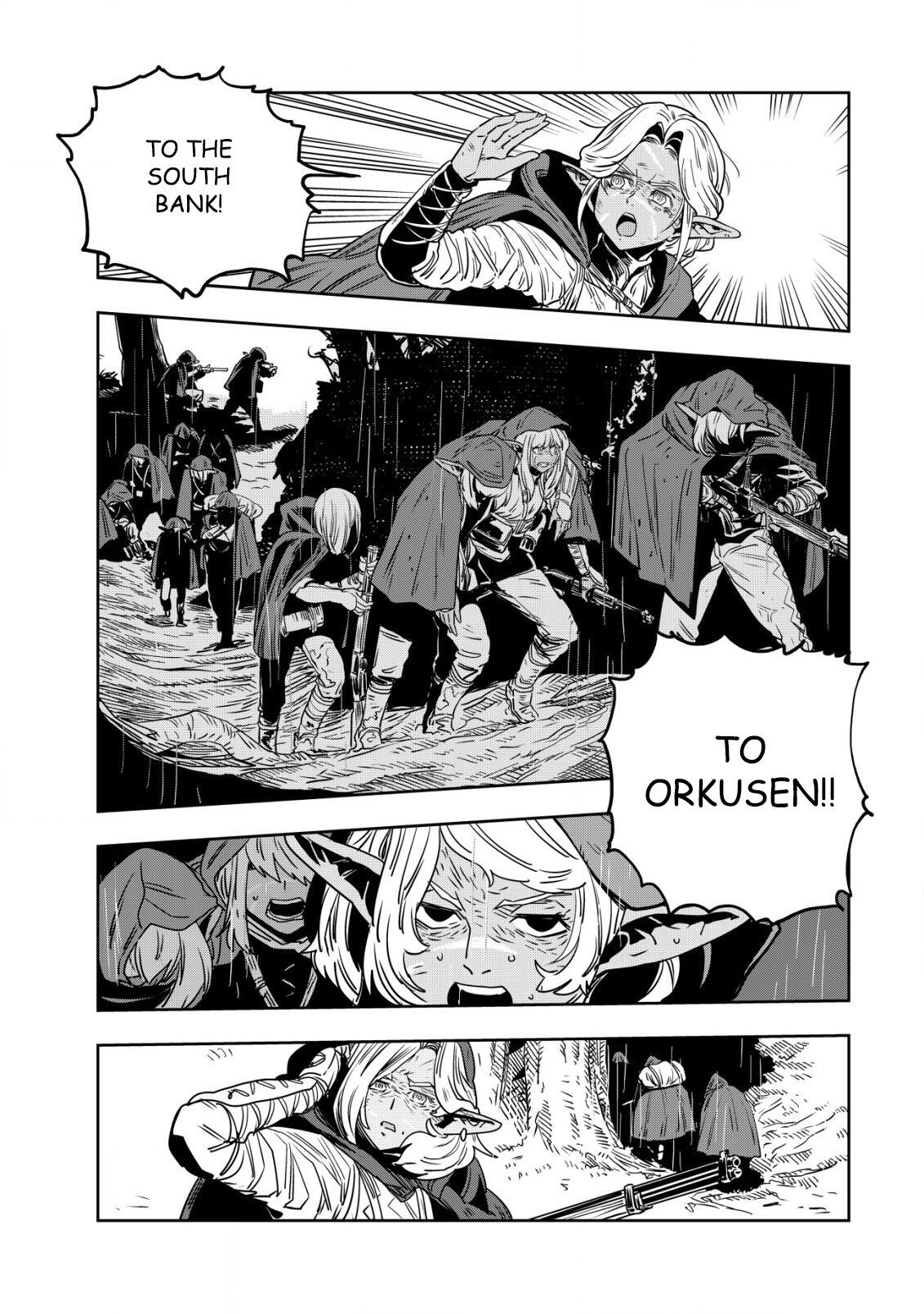 ORCSEN OUKOKUSHI – YABAN NA OOKU NO KUNI WA, IKANISHITE HEIWA NA ELF NO KUNI WO YAKIHARAU NI ITATTA KA chapter-1 Page 49