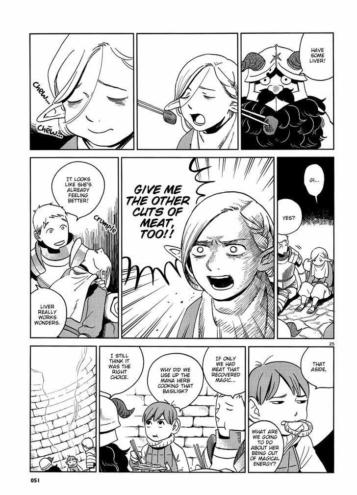 Dungeon Meshi Chapter 18 : Grilling page 25 - Mangakakalot