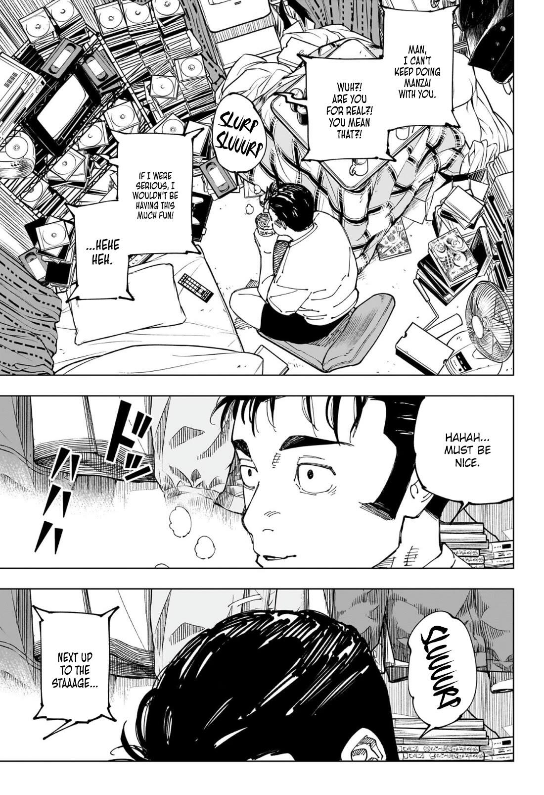 Jujutsu Kaisen Chapter 241: Idiot Survivor!! ~Move On Up~ page 12 - Mangakakalot