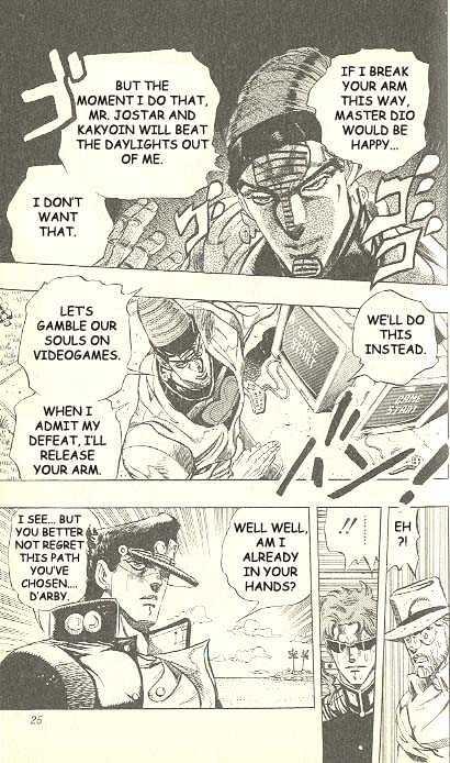 Jojo's Bizarre Adventure Vol.25 Chapter 229 : D'arby The Gamer Pt.3 page 18 - 