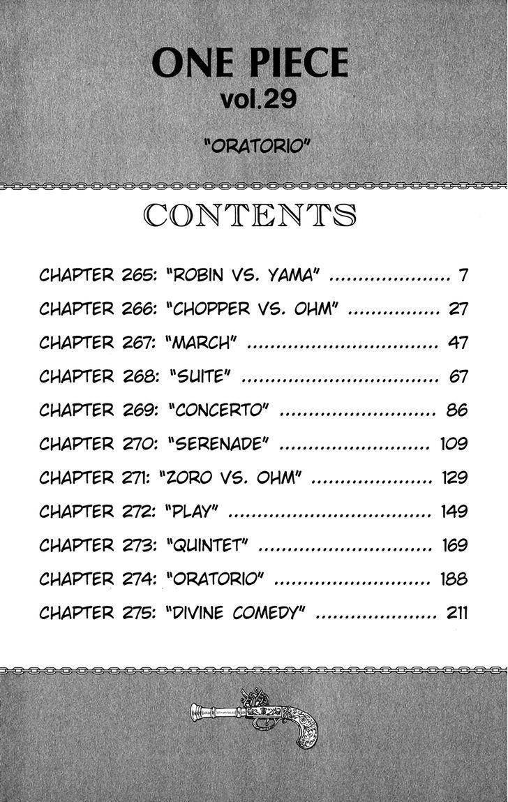 One Piece Vol.29 Chapter 265 : Robin Vs Yama page 5 - Mangakakalot