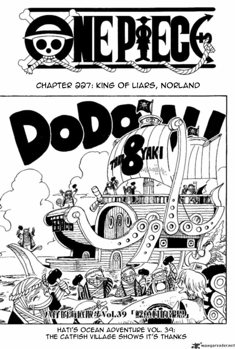 One Piece Chapter 227 : King Of Liars, Norland page 1 - Mangakakalot