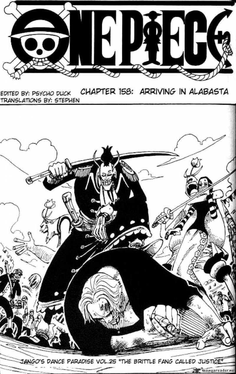 One Piece Chapter 158 : Arriving In Alabasta page 1 - Mangakakalot