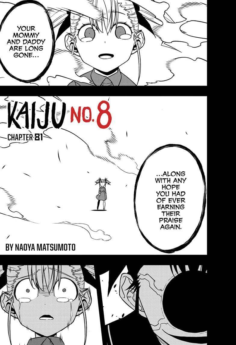 Kaiju No. 8 Chapter 81 page 1 - Mangakakalot