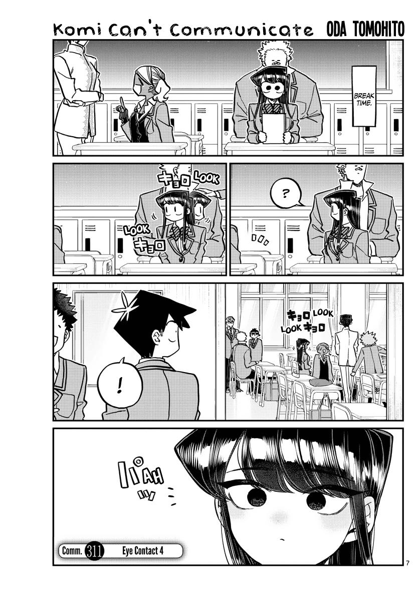 Komi-San Wa Komyushou Desu Chapter 311: Eye Contact 4 page 1 - Mangakakalot
