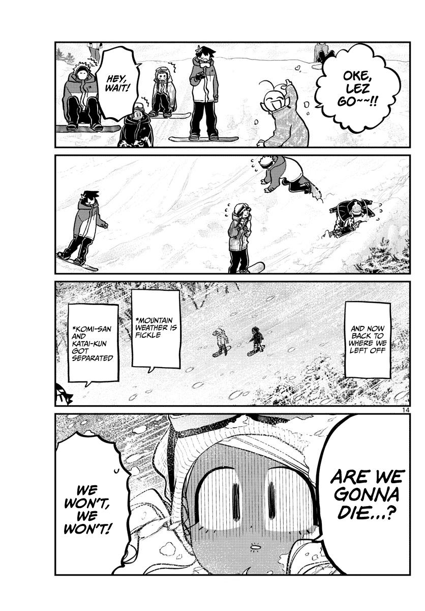 Komi-San Wa Komyushou Desu Chapter 262: Snowboarding 2 page 13 - Mangakakalot
