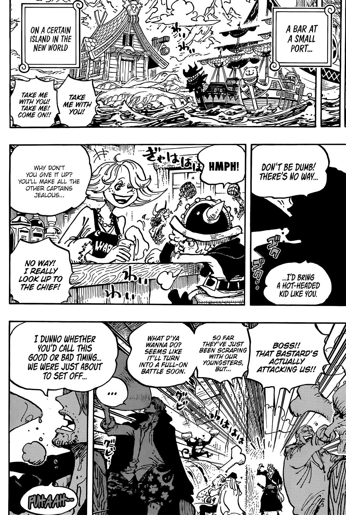 One Piece Chapter 1057 Spoilers, Count Down, English Raw Scan