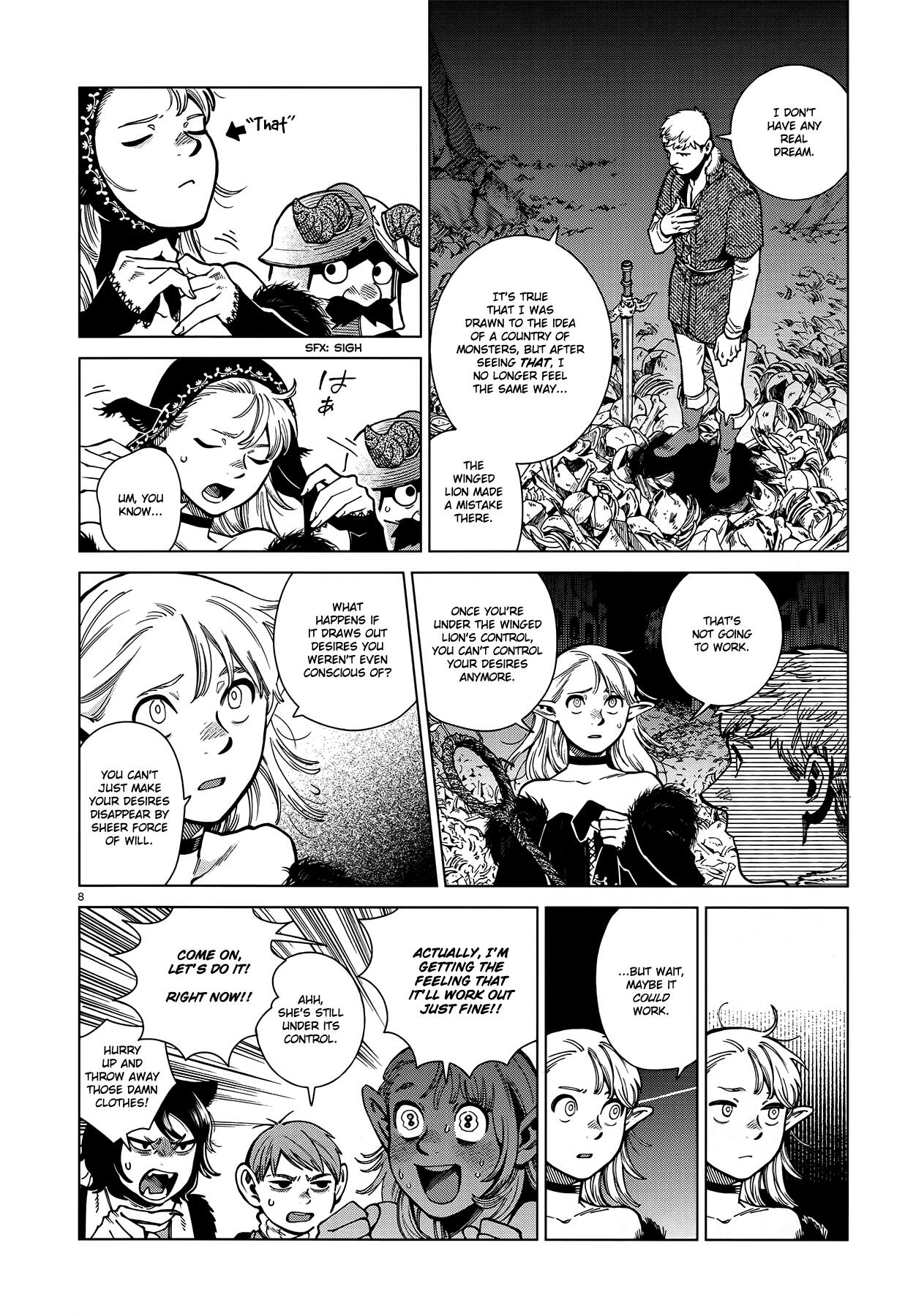 Dungeon Meshi Chapter 88: Winged Lion Iii page 8 - Mangakakalot