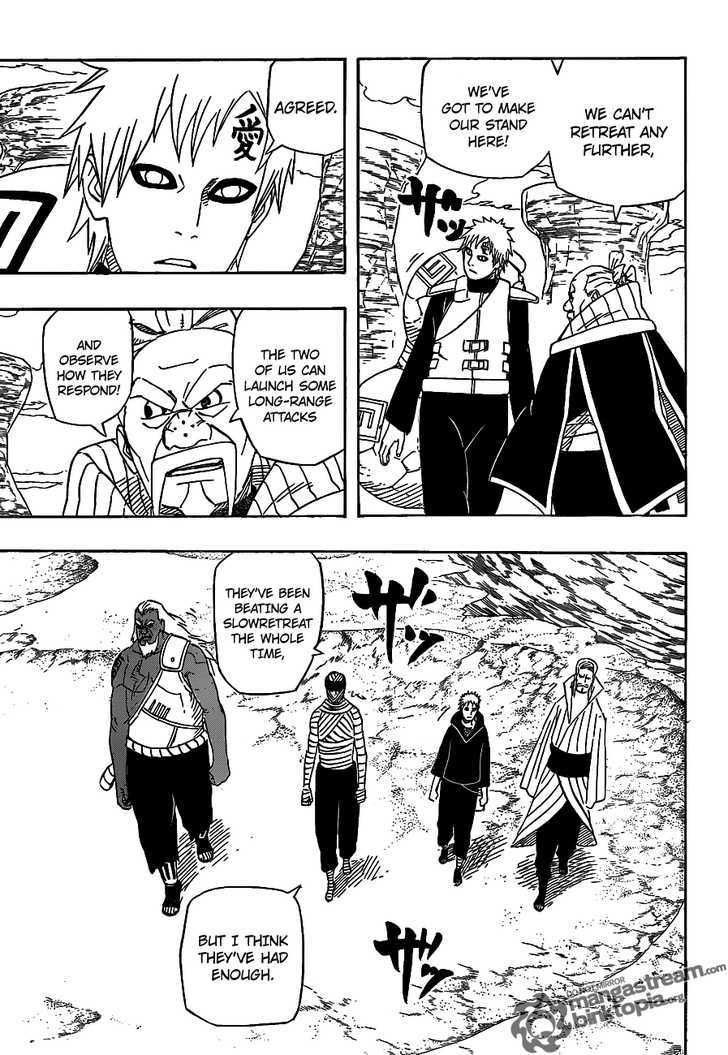 Vol.58 Chapter 546 – Confrontation of the Old and New Kage!! | 7 page