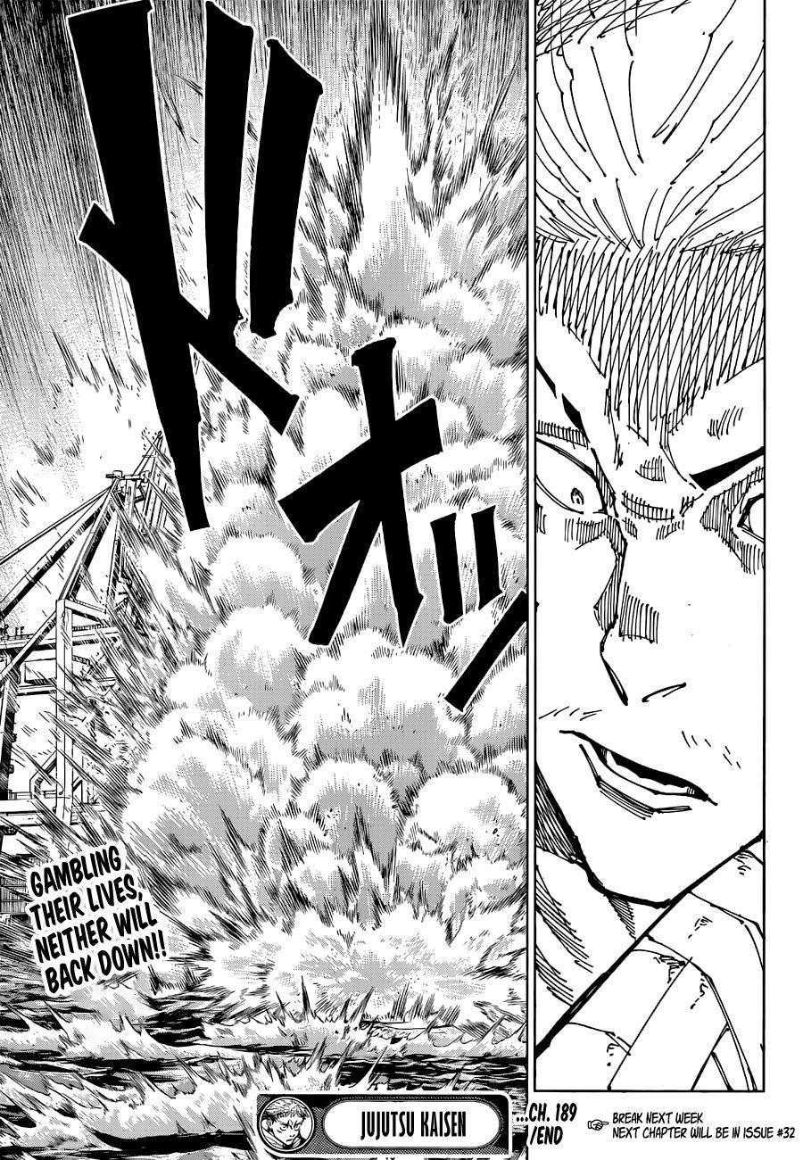 Jujutsu Kaisen Chapter 189 page 19 - Mangakakalot