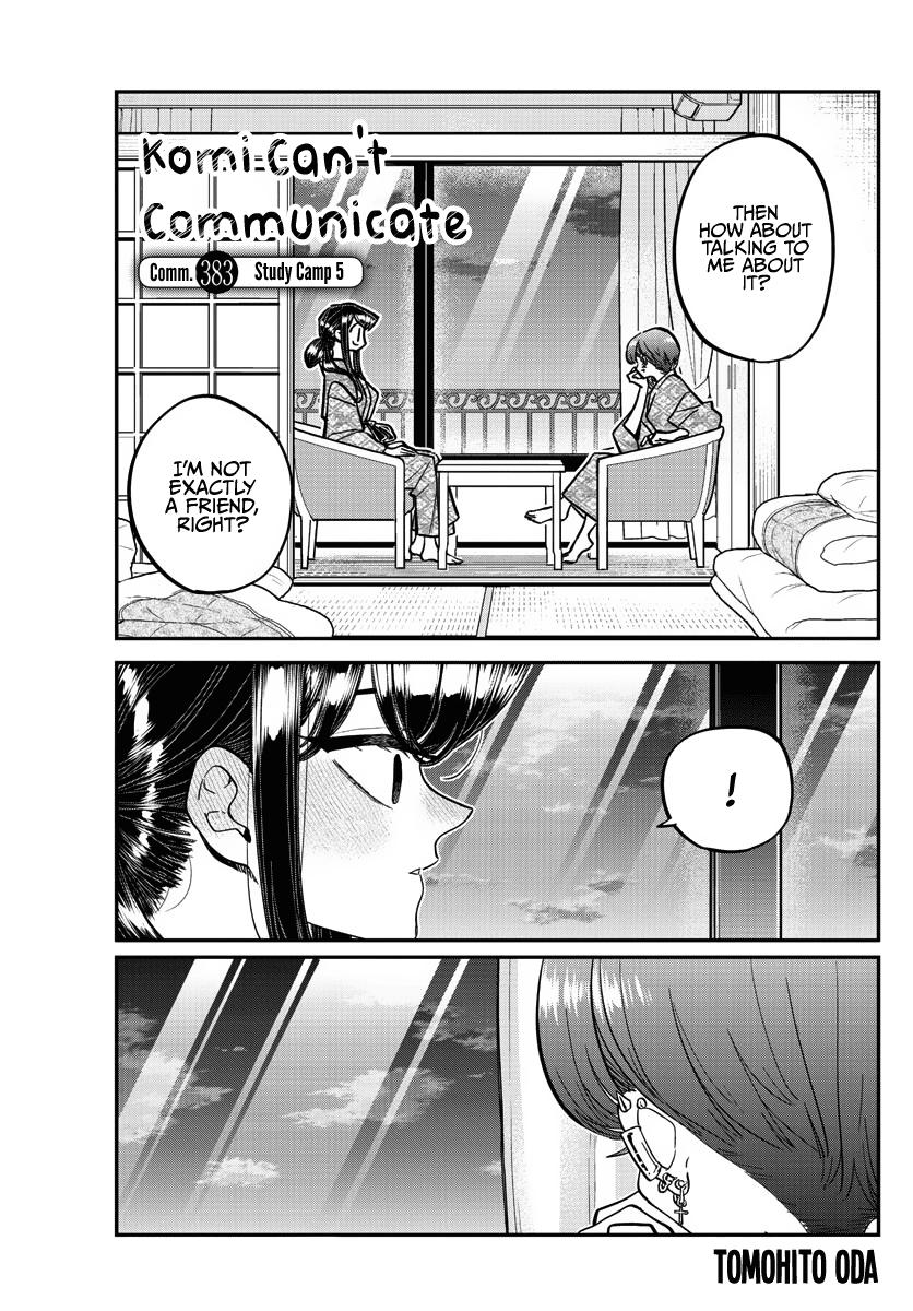 Komi-san wa Komyushou Desu Manga Chapter 401