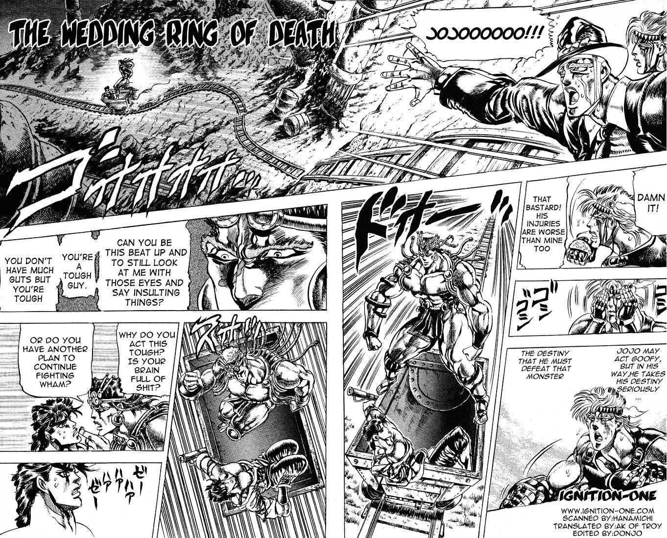 Jojo's Bizarre Adventure Vol.8 Chapter 70 : The Wedding Ring Of Death page 1 - 