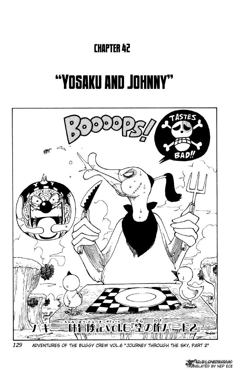 One Piece Chapter 42 : Yosaku And Joni page 1 - Mangakakalot