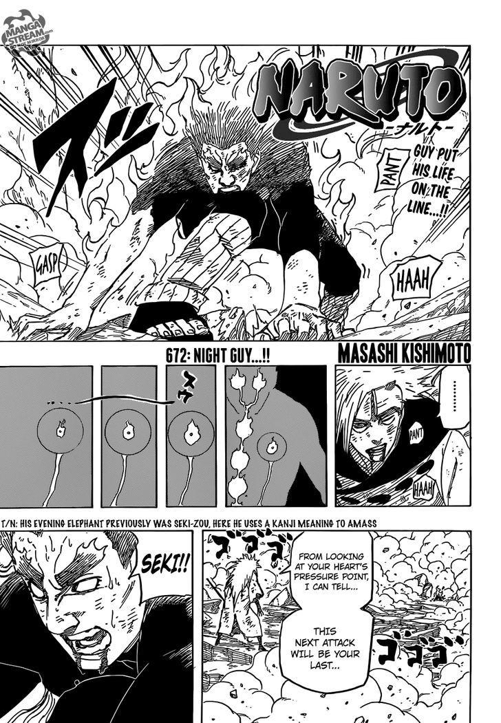 Vol.70 Chapter 672 – Night Guy…!! | 1 page