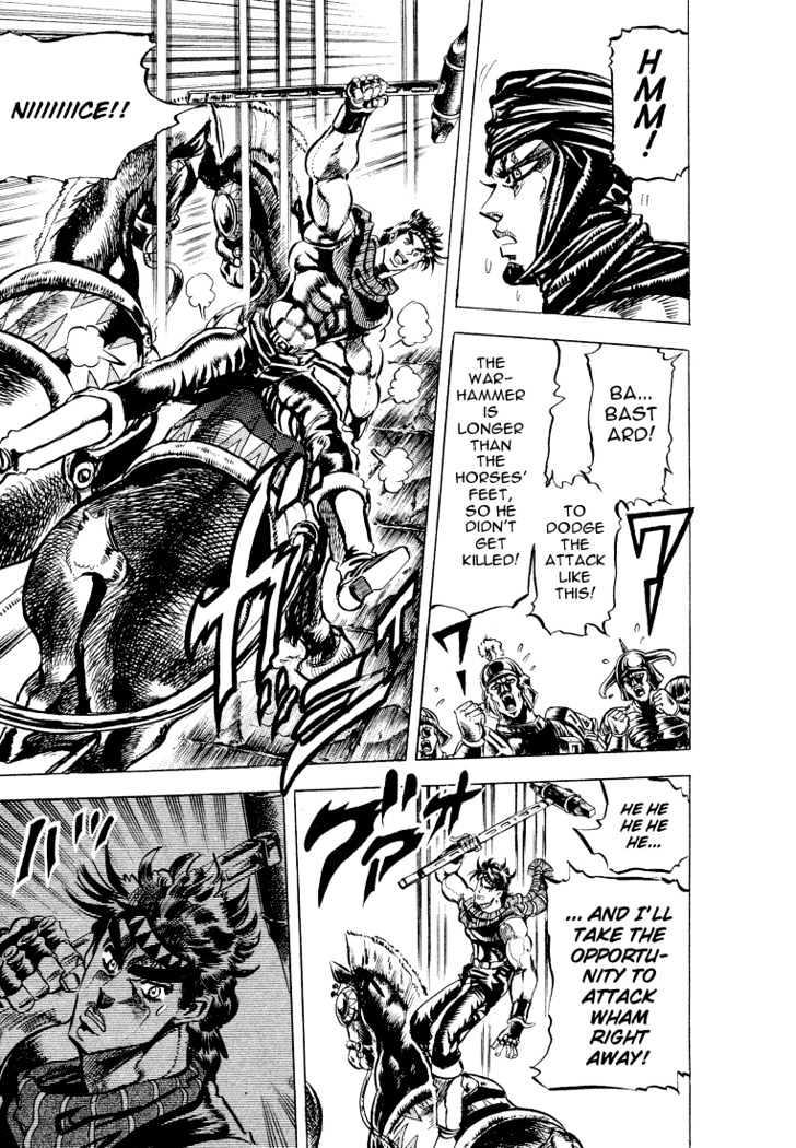 Jojo's Bizarre Adventure Vol.11 Chapter 99 : The Pillar And The Warhammer page 15 - 