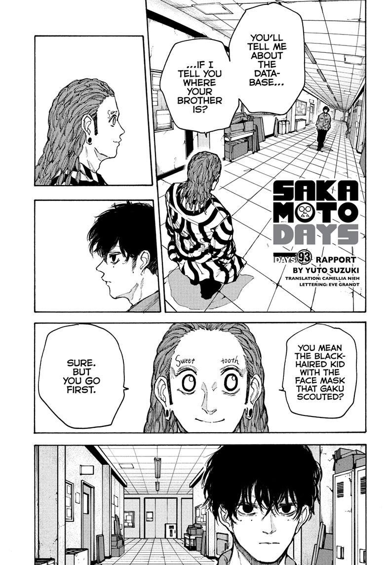 Sakamoto Days Chapter 93 page 1 - Mangakakalot