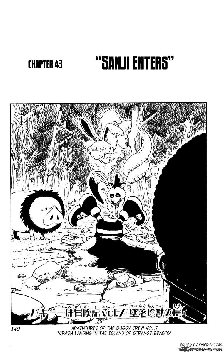 One Piece Chapter 43 : Introduction Of Sanji page 1 - Mangakakalot