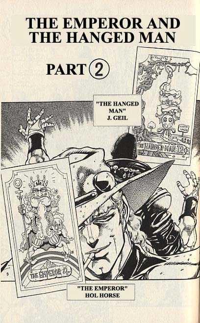 Jojo's Bizarre Adventure Vol.15 Chapter 141 : The Emperor And The Hanged Man Pt.2 page 1 - 