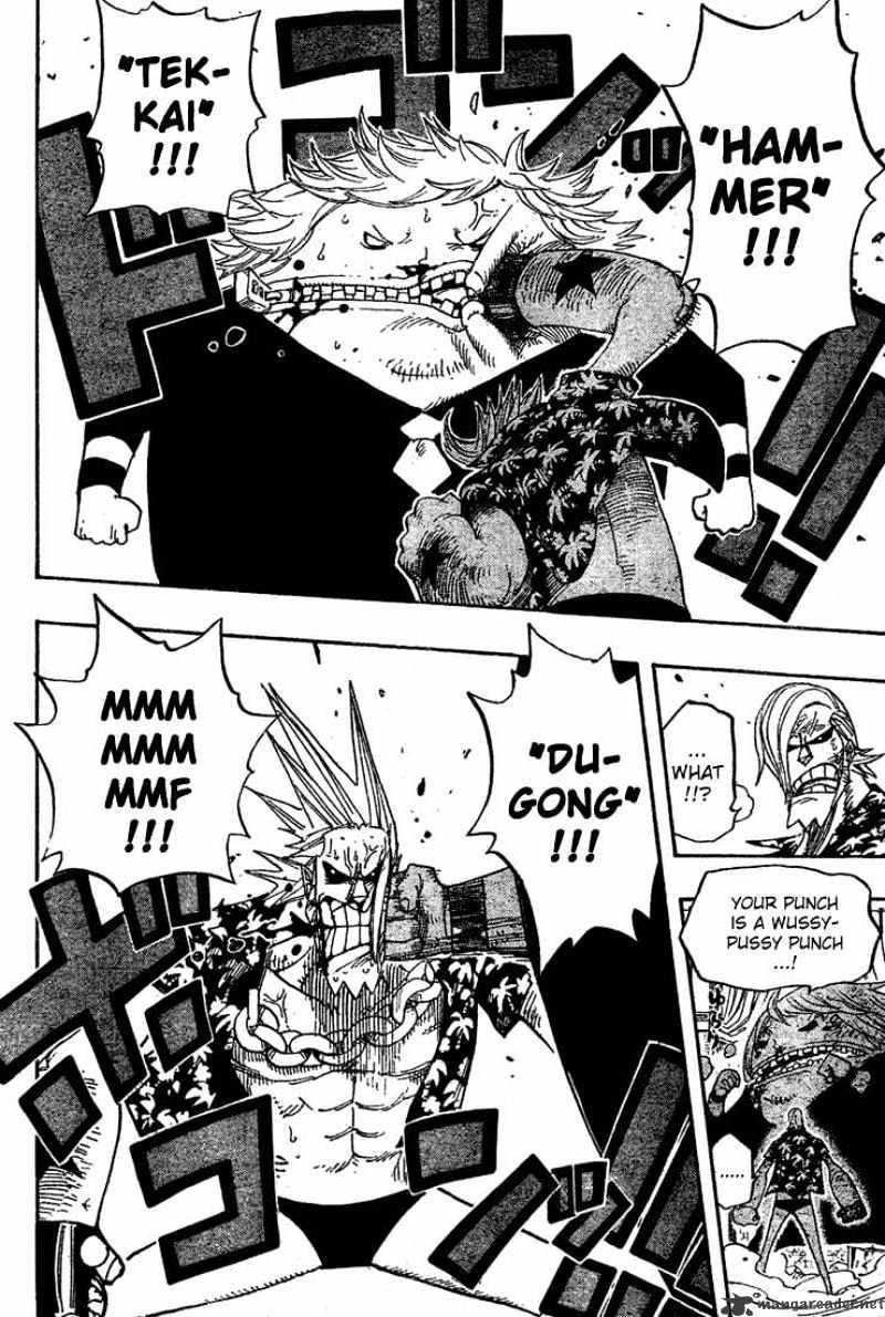 One Piece Chapter 404 : Franky Vs Fukurou page 8 - Mangakakalot