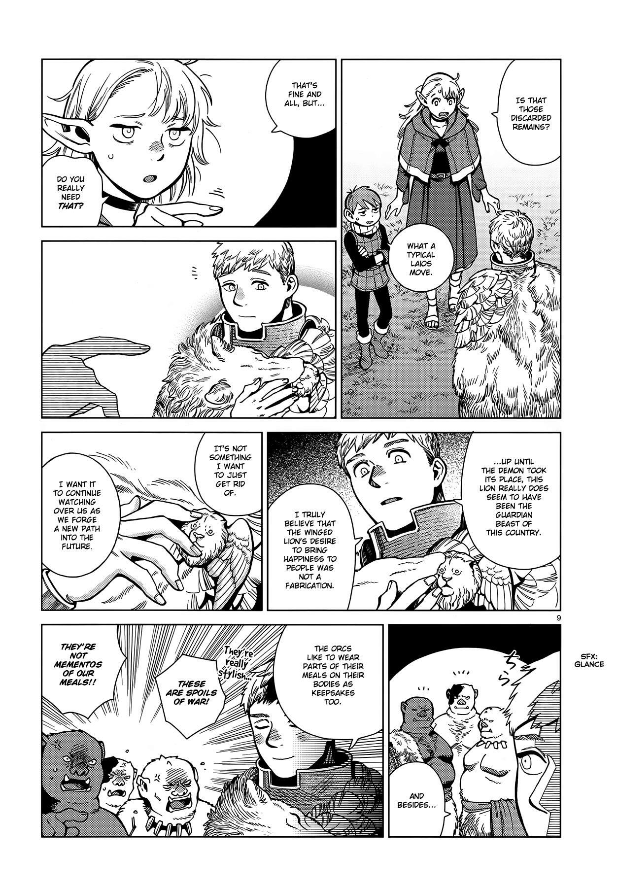 Dungeon Meshi Chapter 96: Falin Iv page 9 - Mangakakalot