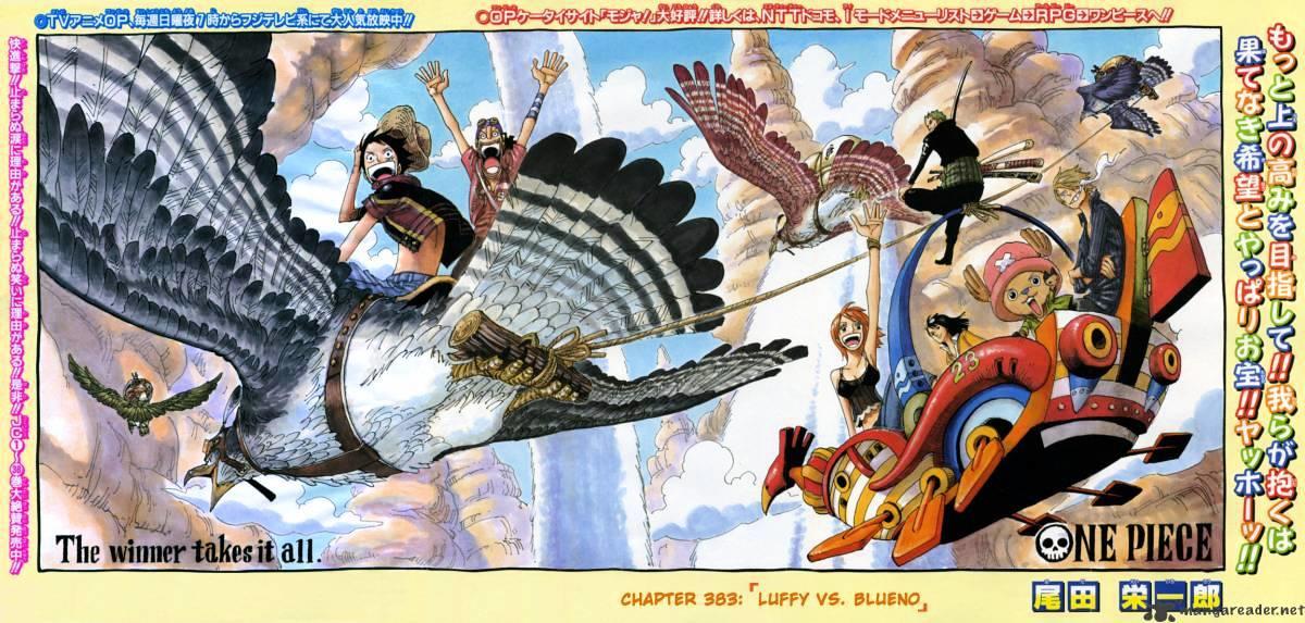 One Piece Chapter 383 : Luffy Vs Blueno page 1 - Mangakakalot