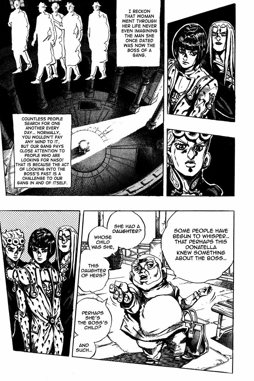 Jojo's Bizarre Adventure Vol.50 Chapter 469 : Officer Buccellati; First Orders From The Boss page 9 - 