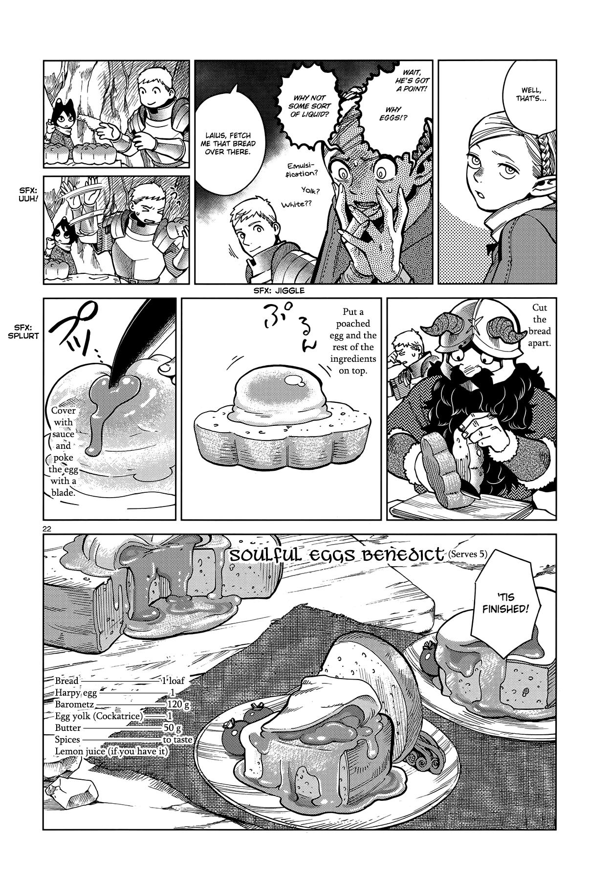 Dungeon Meshi Chapter 45: Egg page 22 - Mangakakalot