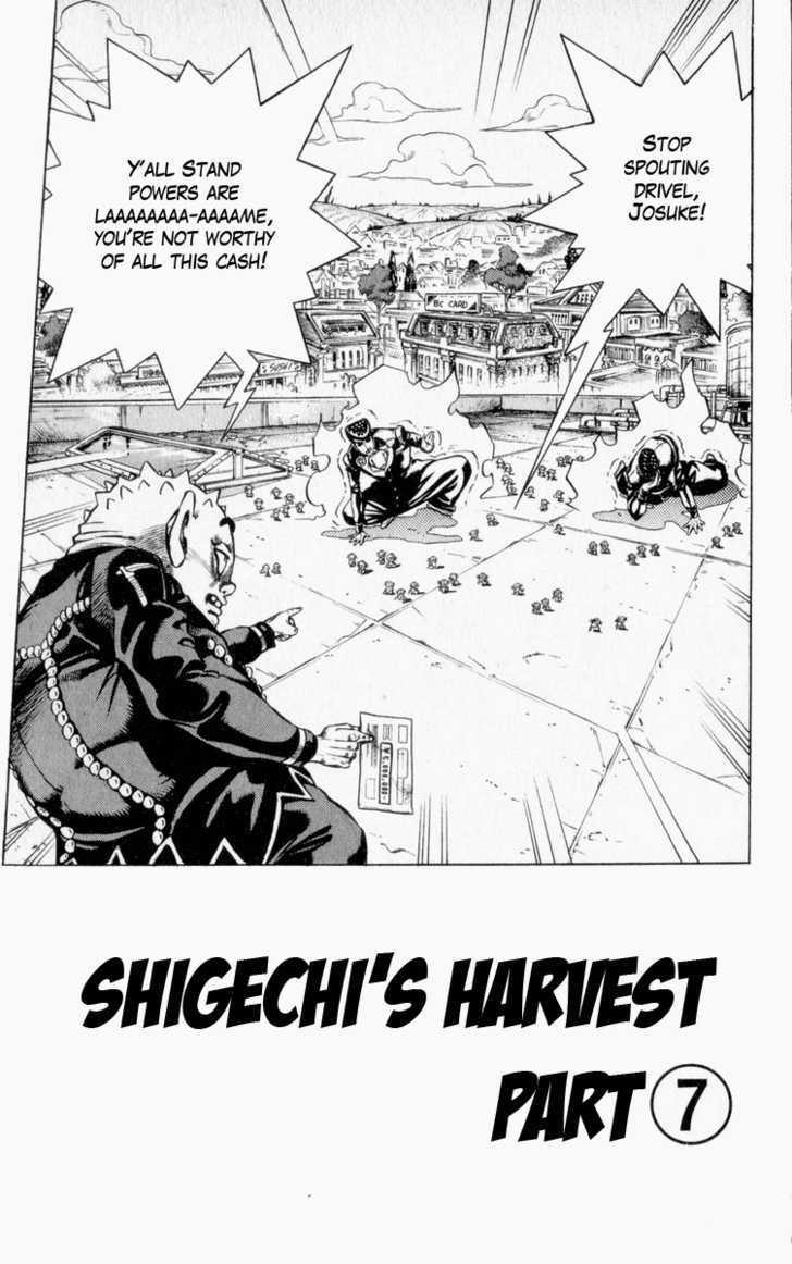 Jojo's Bizarre Adventure Vol.36 Chapter 341 : Shigechi's Harvest (7) page 2 - 