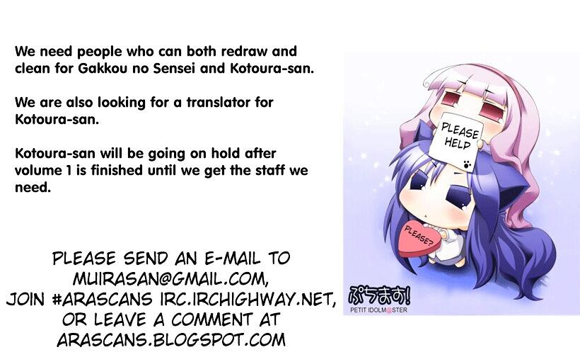 Read Kotoura-San Vol.1 Chapter 7 on Mangakakalot