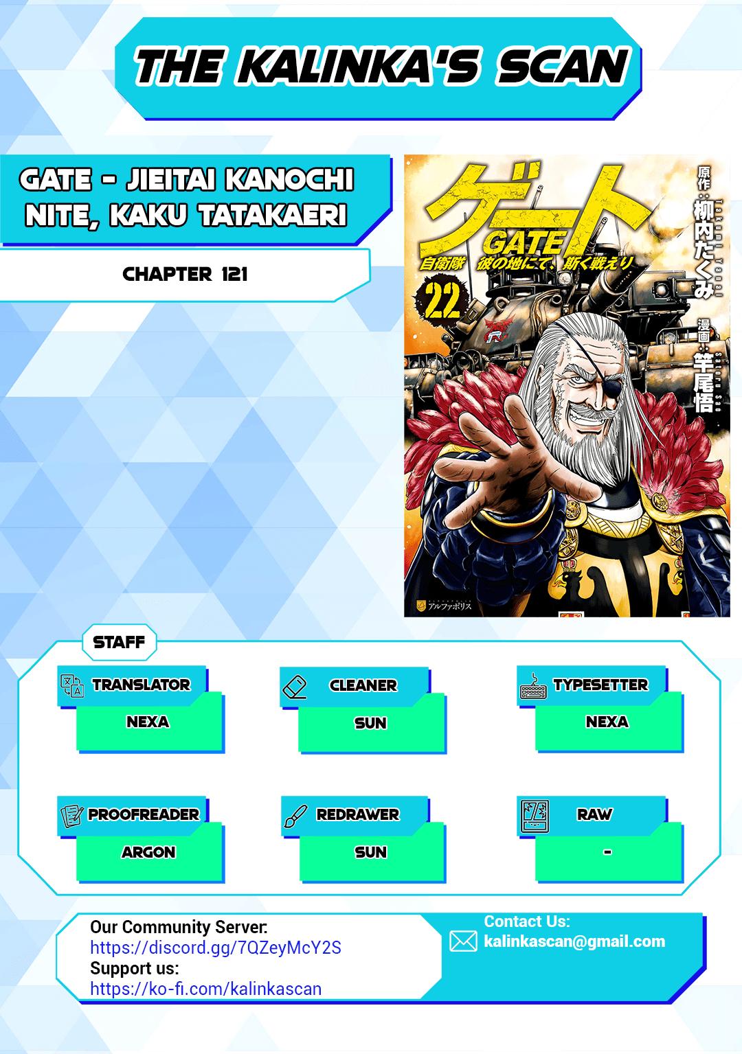 Gate – Jietai Kare no Chi nite, Kaku Tatakeri Manga - Chapter 121 - Manga  Rock Team - Read Manga Online For Free