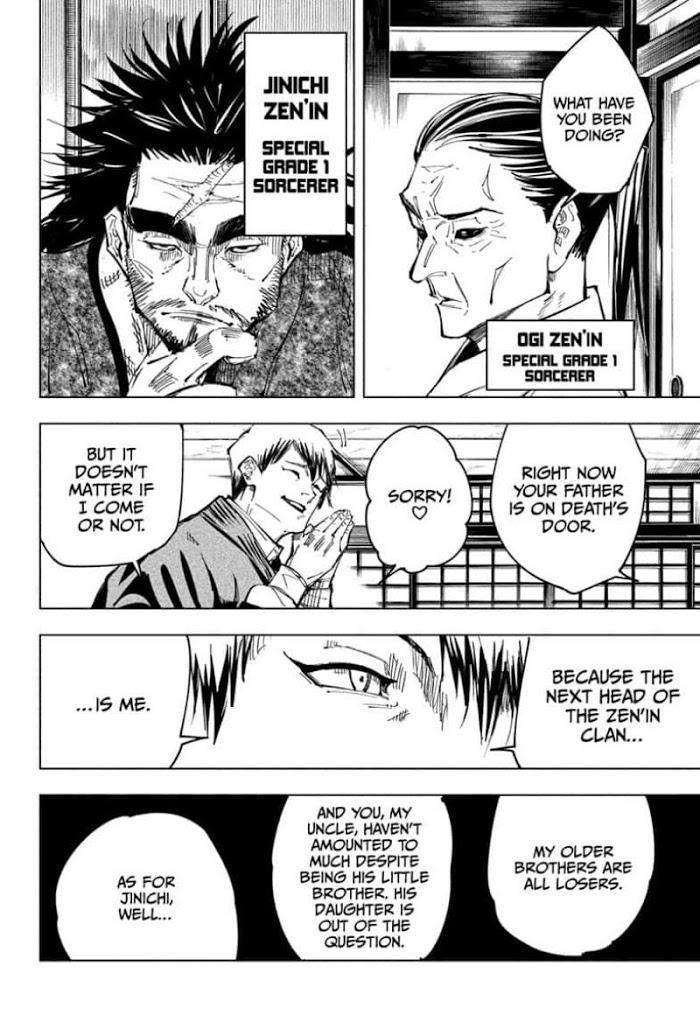 Jujutsu Kaisen Chapter 138: The Zen'in Clan page 4 - Mangakakalot