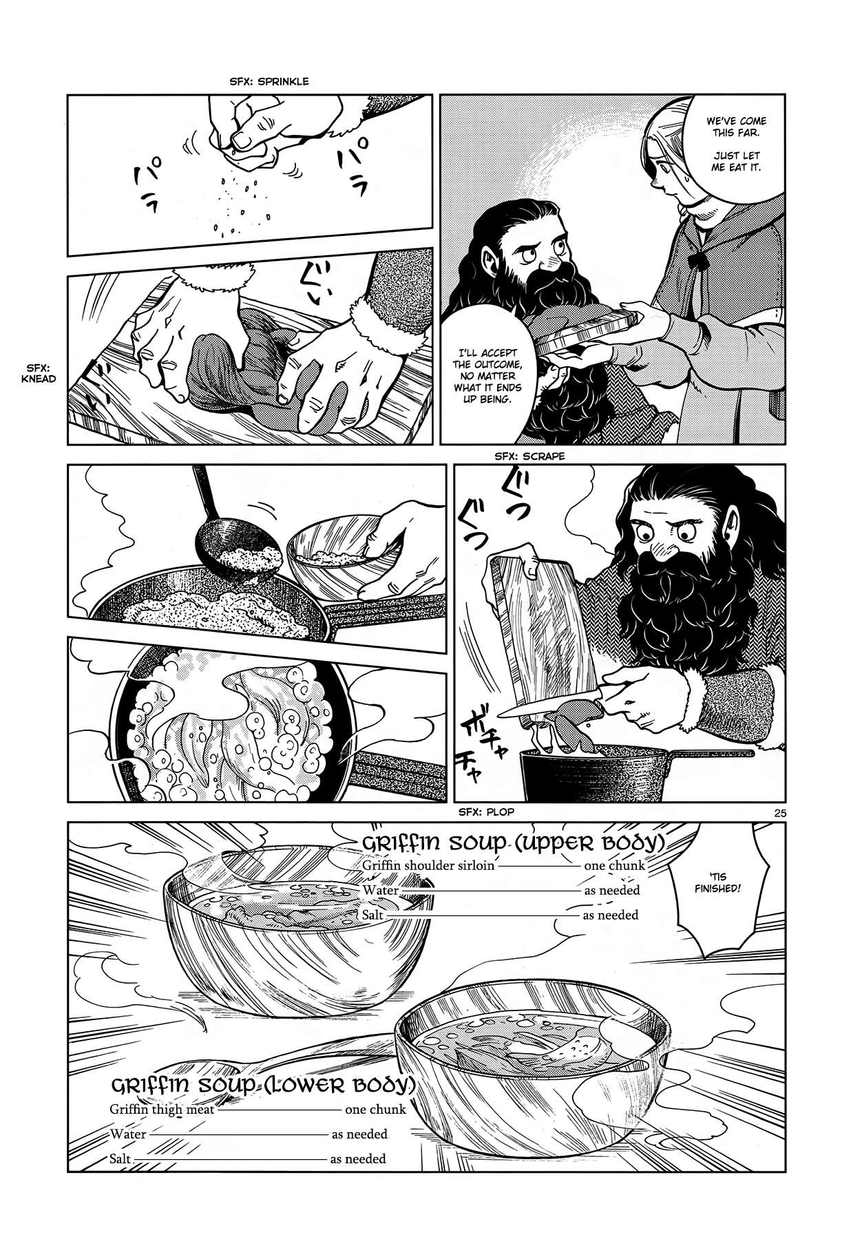Dungeon Meshi Chapter 49: Griffin Soup page 25 - Mangakakalot