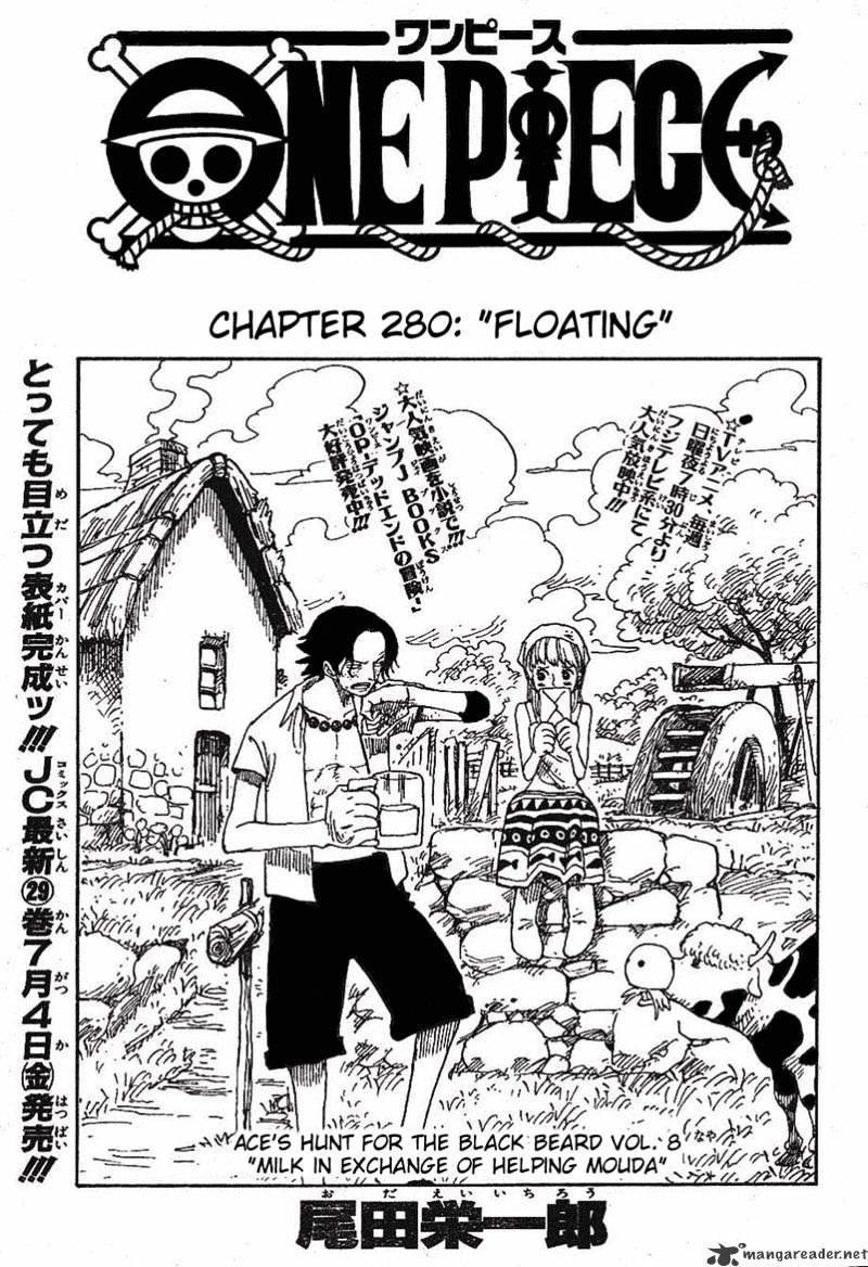 One Piece Chapter 280 : Floating page 1 - Mangakakalot