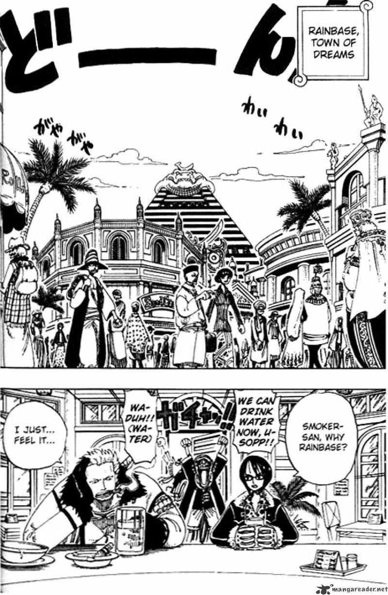 One Piece Chapter 168 : Rainbase, Town Of Dreams page 6 - Mangakakalot