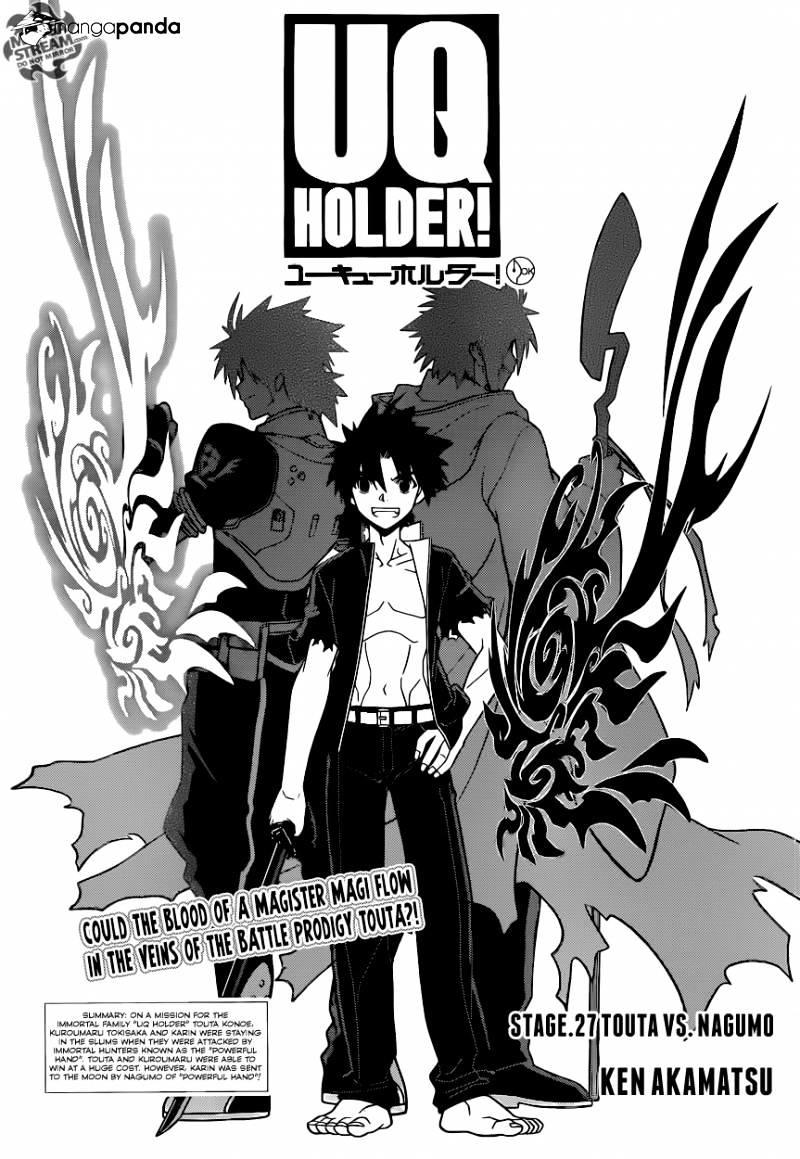 Read Uq Holder! Chapter 27 on Mangakakalot