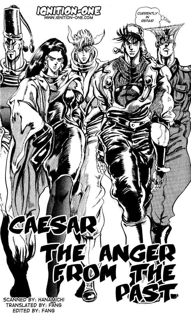 Jojo's Bizarre Adventure Vol.10 Chapter 88 : Caesar - The Anger From The Past page 1 - 