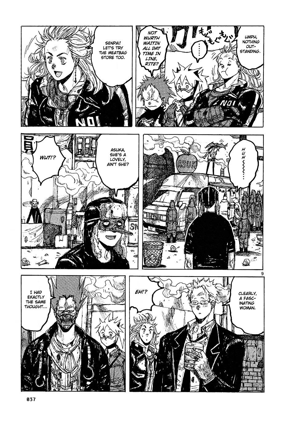 Dorohedoro Chapter 38 : Meatbags Free For All page 9 - Mangakakalot
