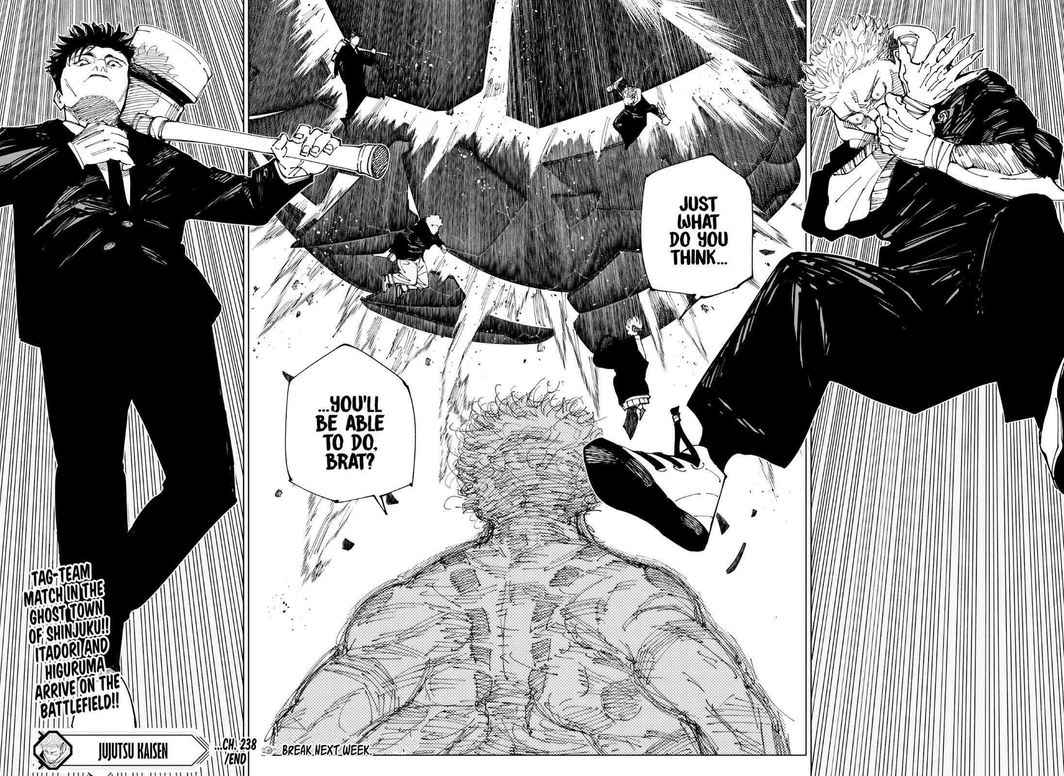 Jujutsu Kaisen Chapter 238: Chapter 238: The Decisive Battle In The Uninhabited, Demon-Infested Shinjuku ⑮ page 18 - Mangakakalot