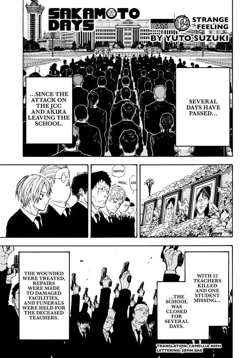 Sakamoto Days Chapter 104 page 1 - Mangakakalot
